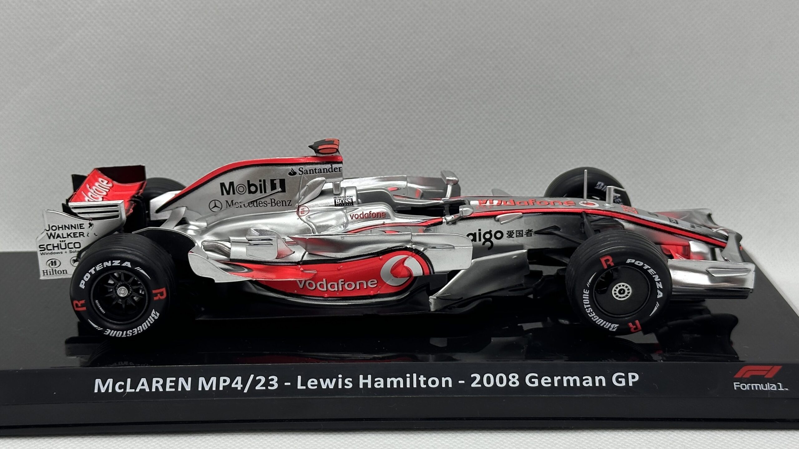 DeAGOSTINI】BIG SCALE Formula 1 McLaren MP4-23 Lewis Hamilton -2008 |  シグナルのミニカー日記